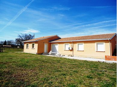 vendre - Maison de plain pied 5 pièces - LAGORCE - 33230