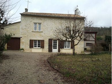 vendre - Maison en pierre 9 pièces - SAINT MAGNE DE CASTILLON - 33350