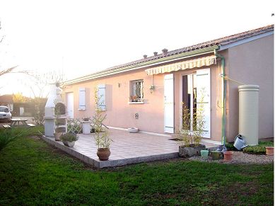 achat - Maison de plain pied 5 pièces - ST MAGNE DE CASTILLON - 33350